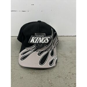 Mitchell & Ness Los Angeles Kings Flame Thrower Retro Snapback Hat Caddy Fit